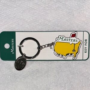 Masters Logo Yellow Key Fob